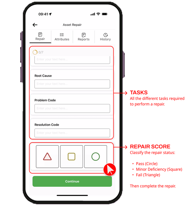 How to Perform an Asset Repair page 7