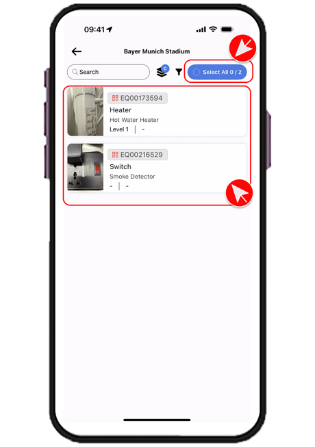How to add Assets to a Trip page 5