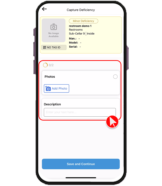 Mobile Deficiency screen 5