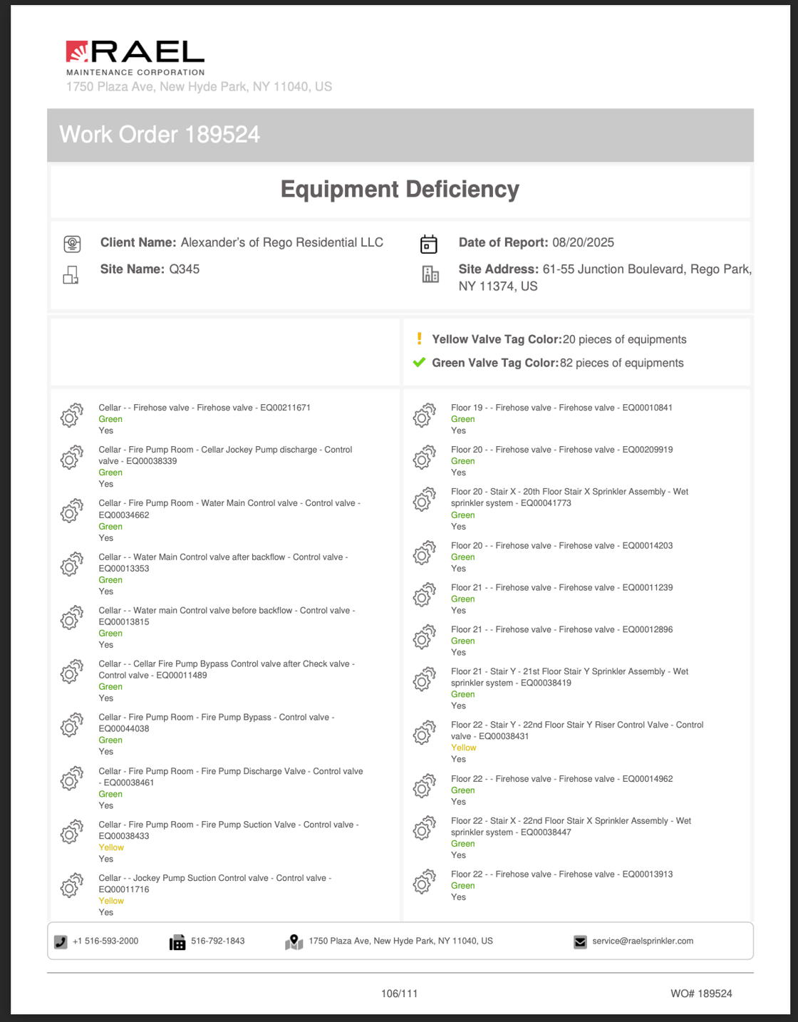 How to control the generation of Deficiency PDFs